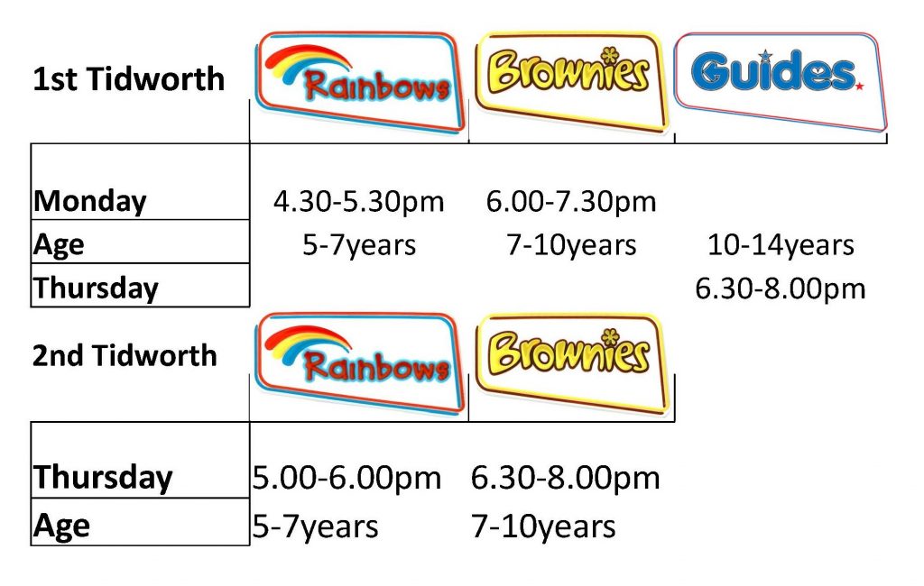 Guides, Brownies and Rainbows Tidworth Town Council