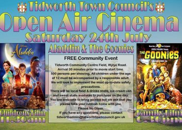 Tidworth Town Council's Open Air Cinema